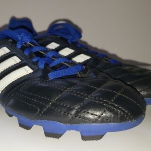 Boys Adidas Goletto IV Blue/Black Soccer Cleets